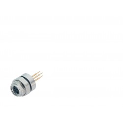 86 6518 1100 00006 M8 female panel mount connector